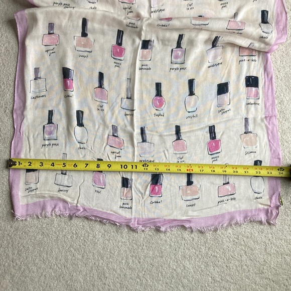 Kate Spade nail polish print scarf - Picture 6 of 8